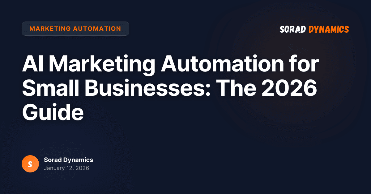 AI Marketing Automation for Small Businesses: The 2026 Guide